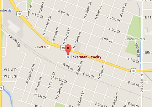Map To Eckerman Jewelry